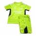 Billige Real Madrid Målmand Børnetøj Hjemmebanetrøje til baby 2023-24 Kortærmet (+ korte bukser)